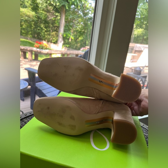 SAM EDELMAN FAWN ANKLE BOOTIES WARM OAT SUEDE 7 - Picture 16 of 16